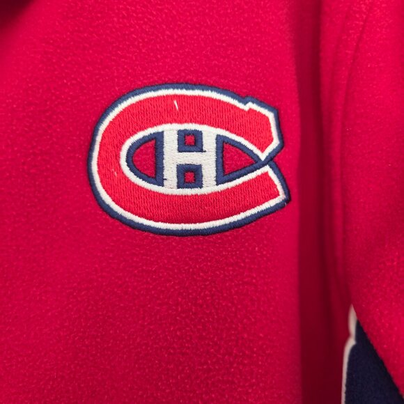 Montreal Canadiens Fleece zippered Men's jacket size L - Picture 3 of 7